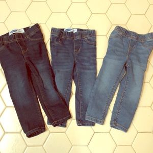 Girls 2T Old Navy Jeggings set of 3